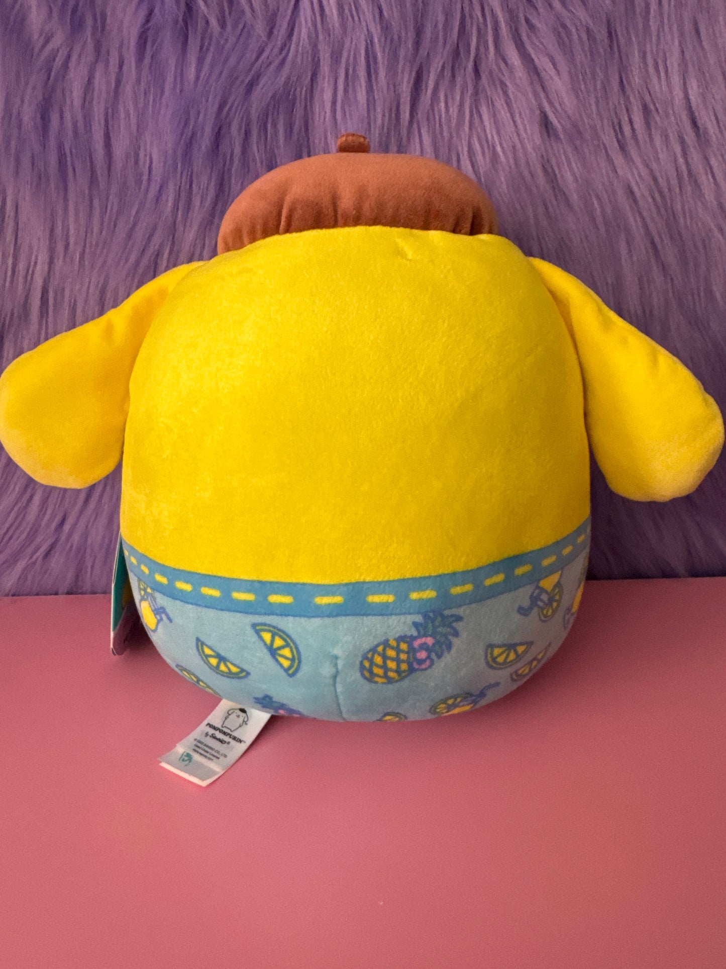 Squishmallow Sanrio Hello Kitty Pompompurin 8" Beach Squad Pineapple Lemon NWT