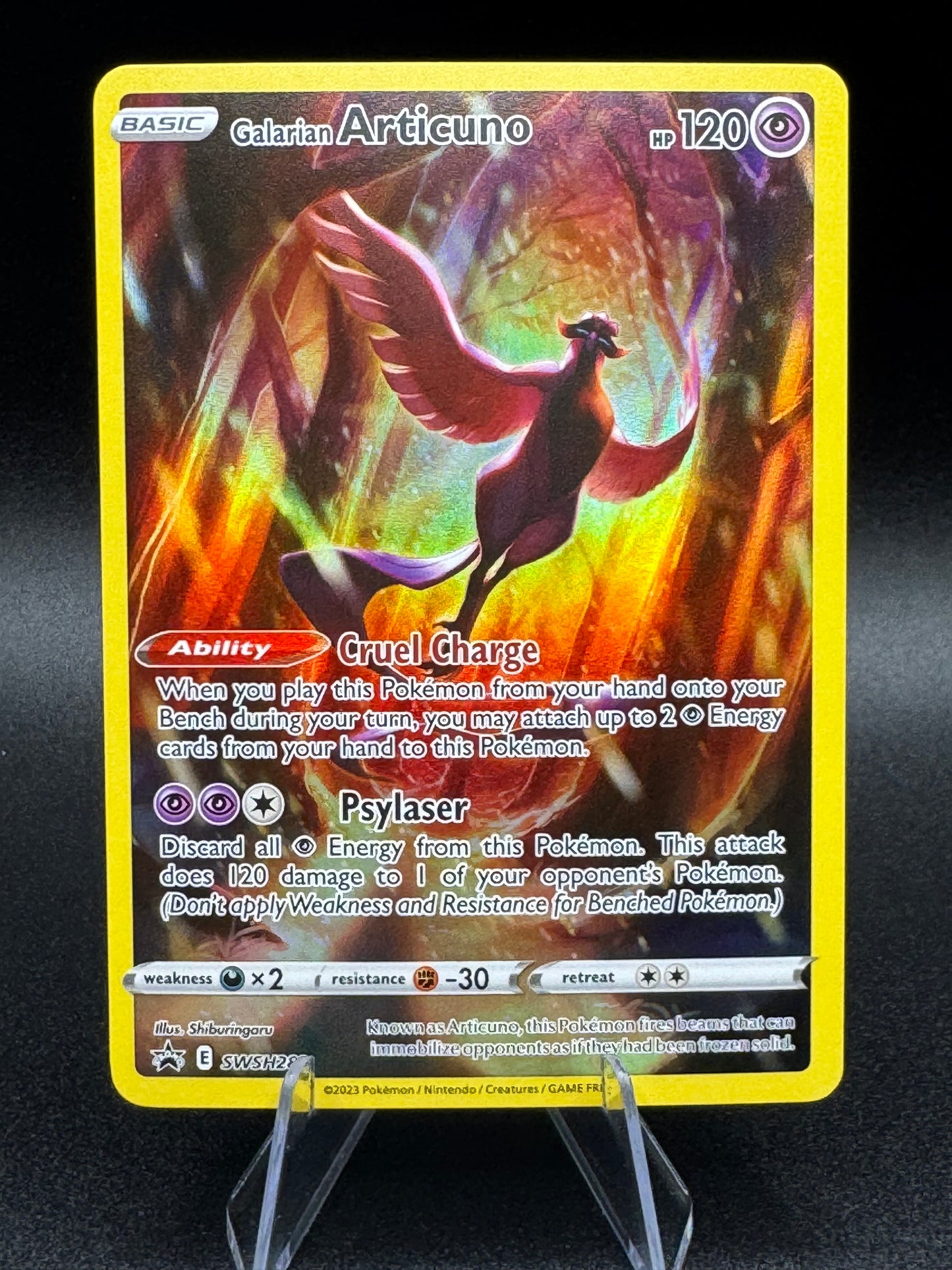 Galarian Articuno SWSH282 Black Star Promo Pokemon TCG Card NM - Single