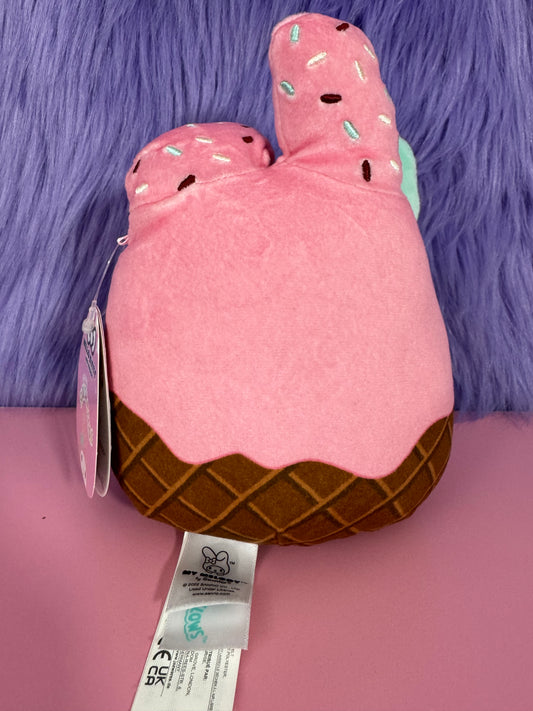 2023 Squishmallows 8" My Melody Ice Cream Cone Treat Sanrio Rare Plush NWT