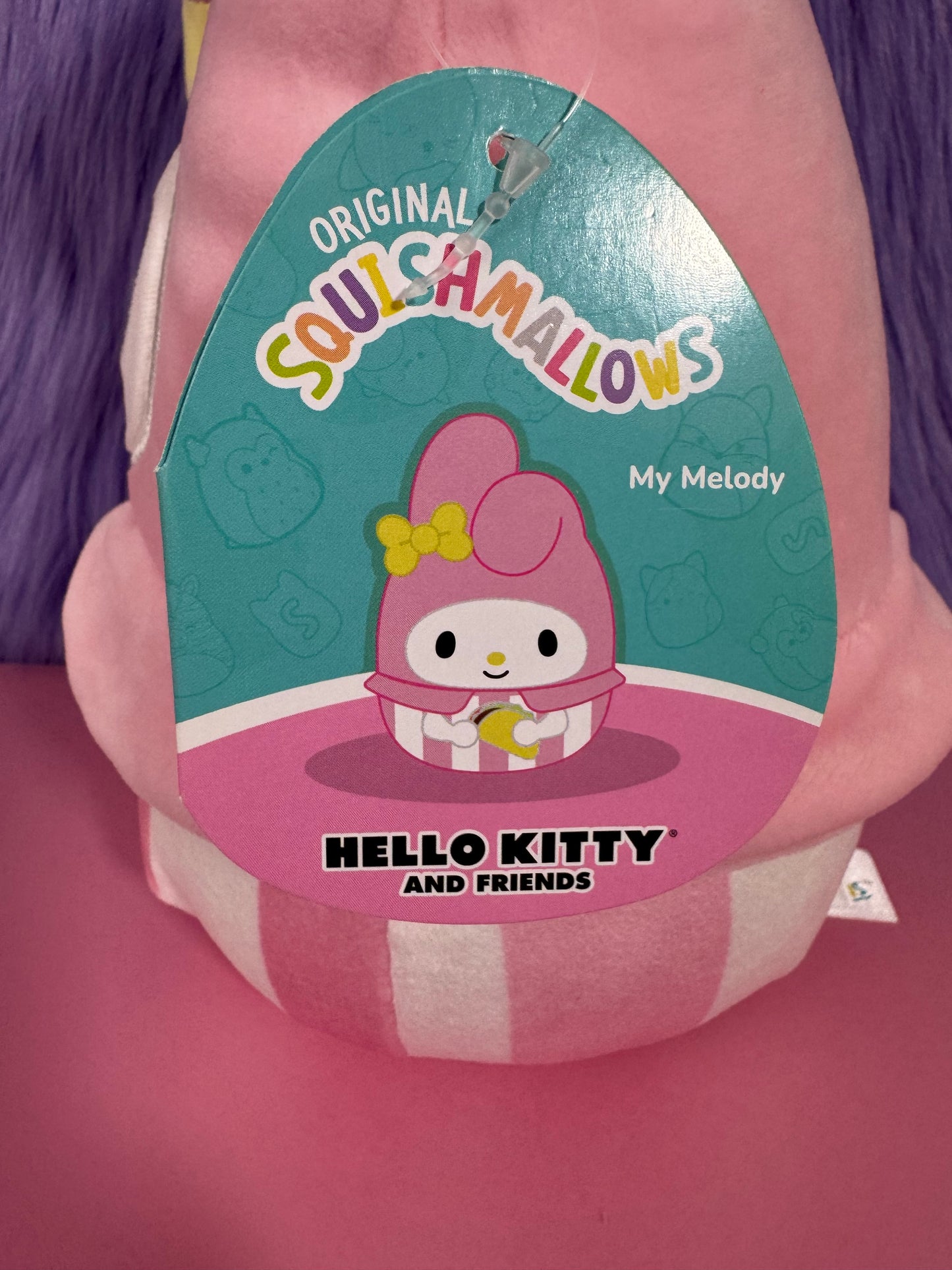 Squishmallows Sanrio My Melody Taco 9" Plush Stuffed Animal NWT