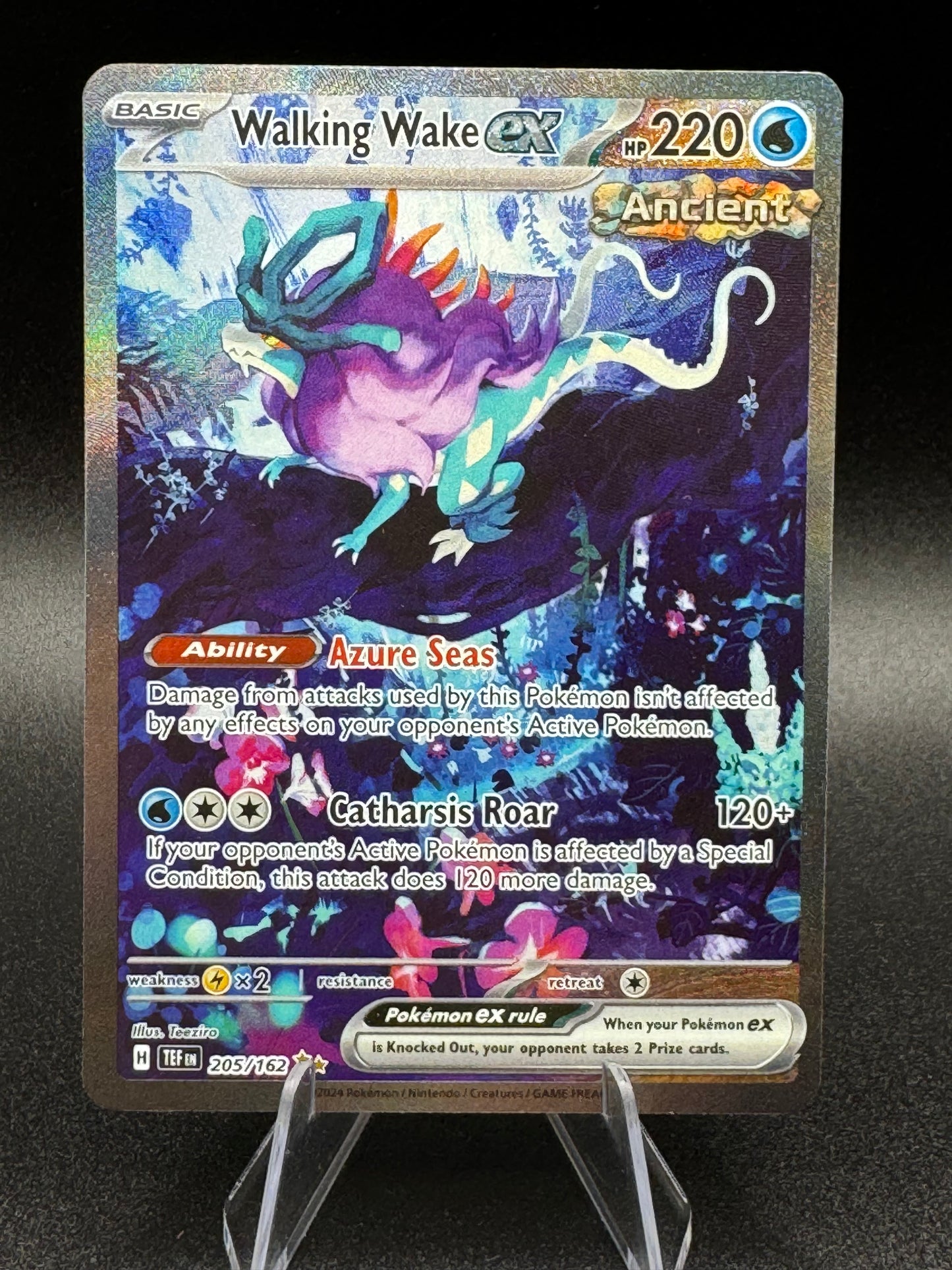 Walking Wake EX - 205/162 Temporal Forces Special Illustration Rare NM