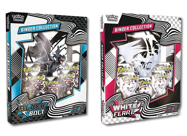 Black Bolt/White Flare Binder Collection Set of 2 - SV: Black Bolt/White Flare - JoWiGlitter Live Breaks