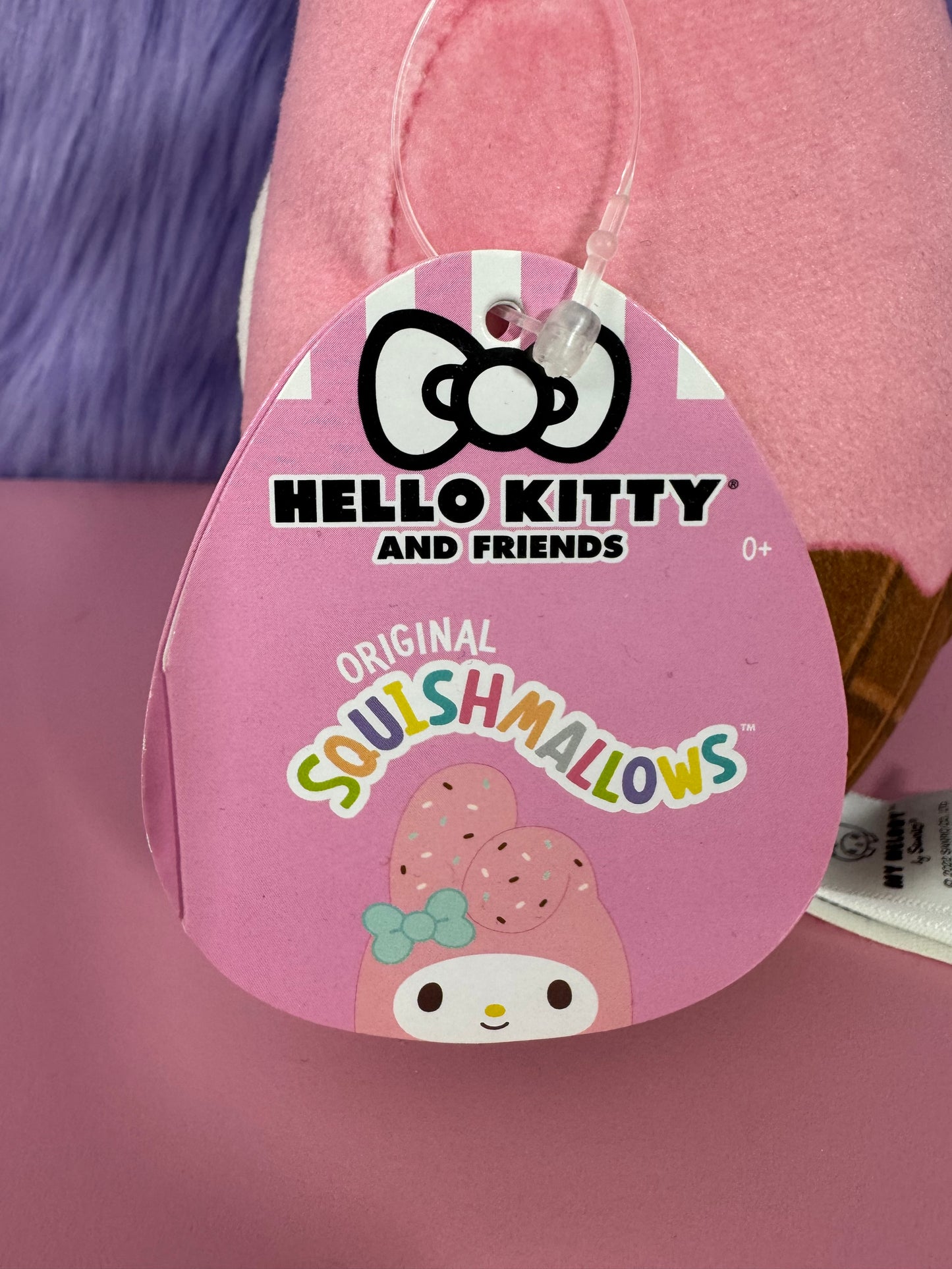 2023 Squishmallows 8" My Melody Ice Cream Cone Treat Sanrio Rare Plush NWT