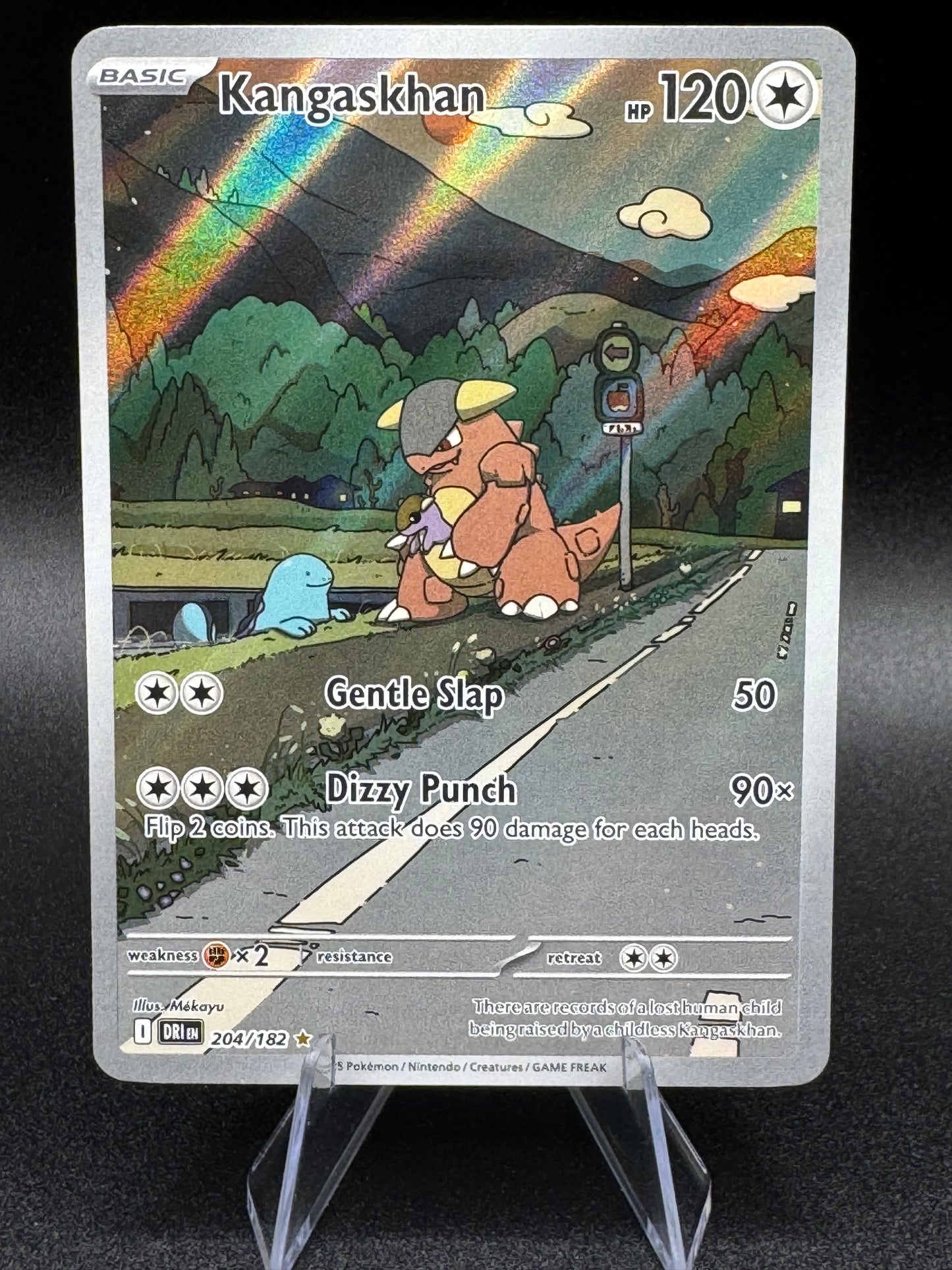 Kangaskhan 204/182 NM – Illustration Rare – Destined Rivals SV10 – Pokémon TCG