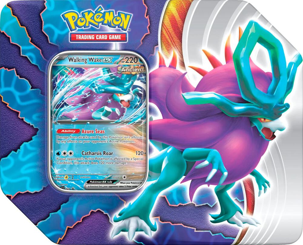 JoWiGlitter Live Breaks - Pokemon TCG: Paradox Clash Tin - Walking Wake