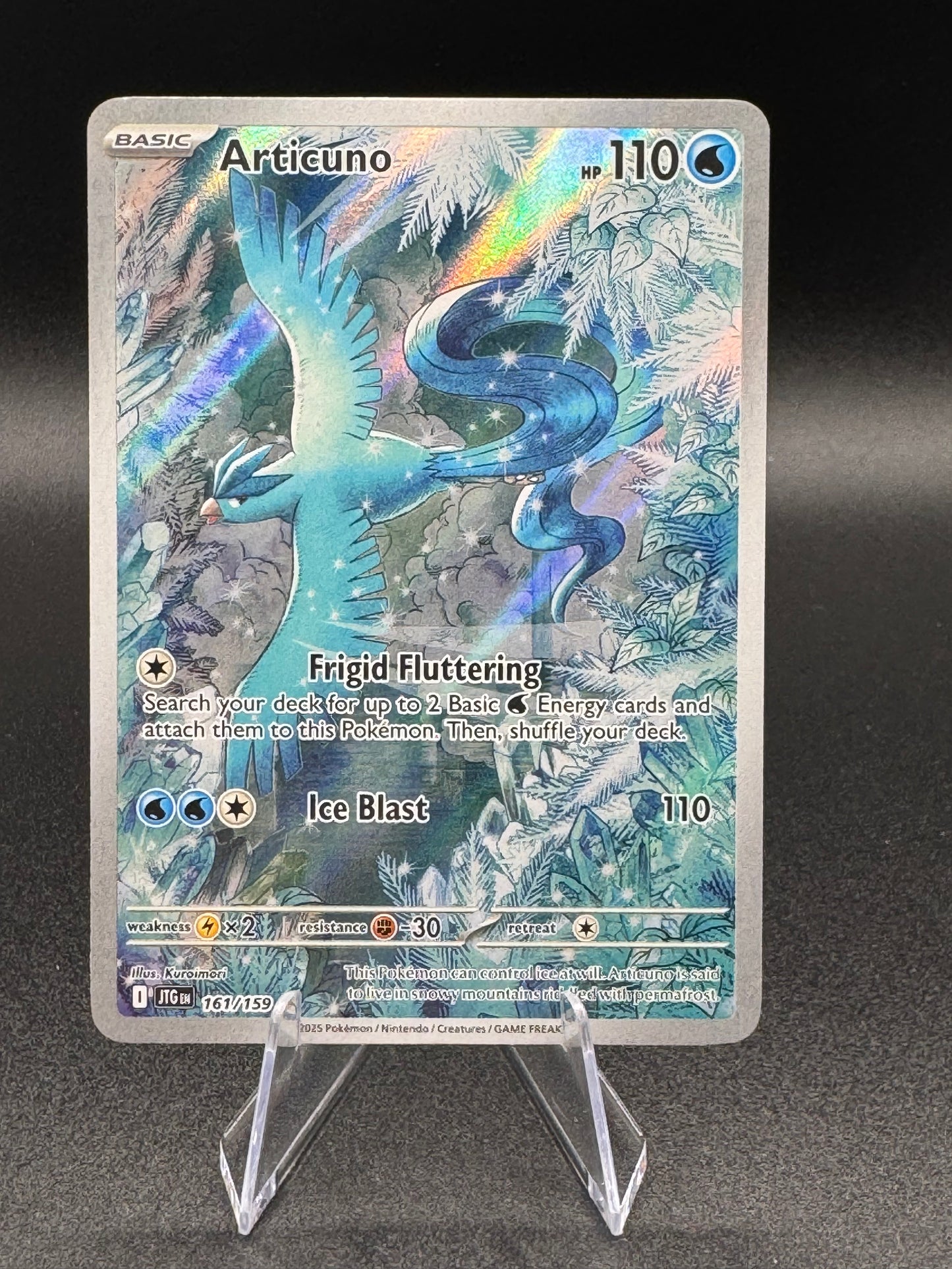 Pokémon TCG Articuno Illustration Rare Journey Together 161/159 NM/M