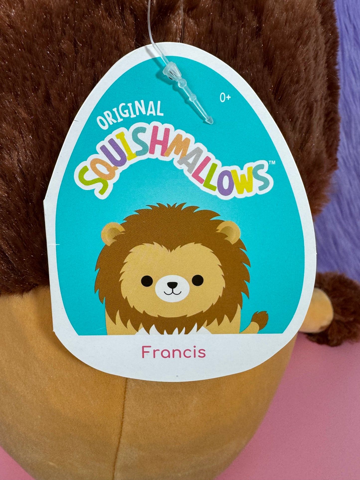 Original Squishmallow Francis The Lion 12 Inches Brown Soft Stuffed Animal Plush