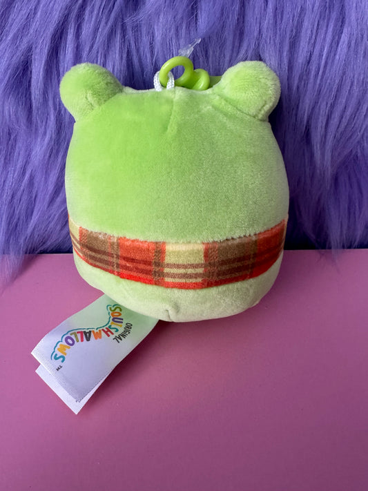Squishmallows 3.5 WENDY clip Frog w/ scarf 2023 release🐸