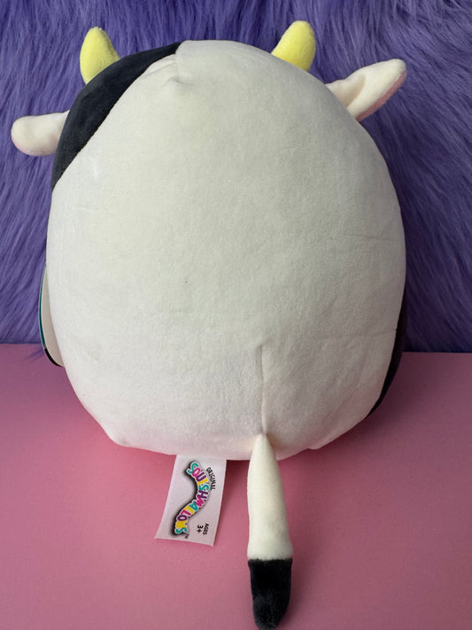 Squishmallows Connor The Cow 8 inch Plush Toy New With Tags NWT