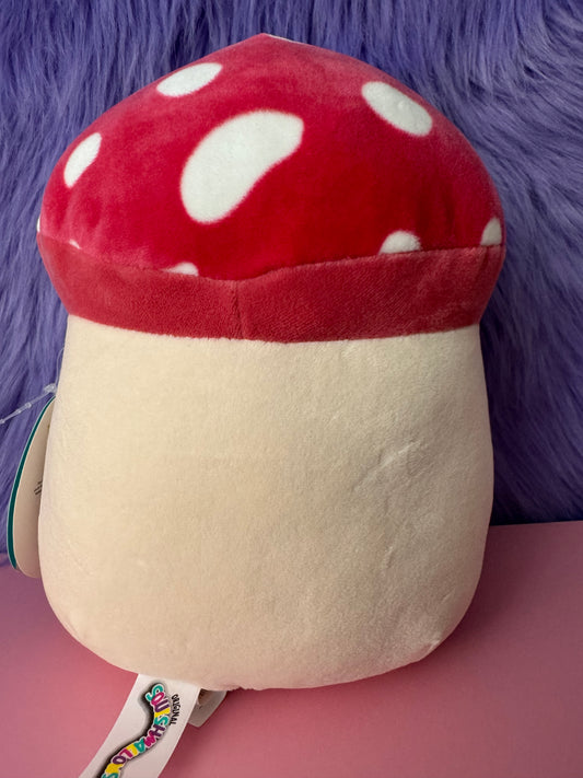 NEW Squishmallow Malcolm Mushroom Soft Toy 8” Red Pink HTF Rare Food Squad BNWT