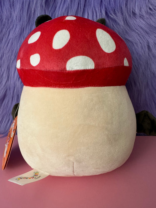 Squishmallow Malcolm The Mushroom Shroom Dressed As Bat 8" Halloween NWT