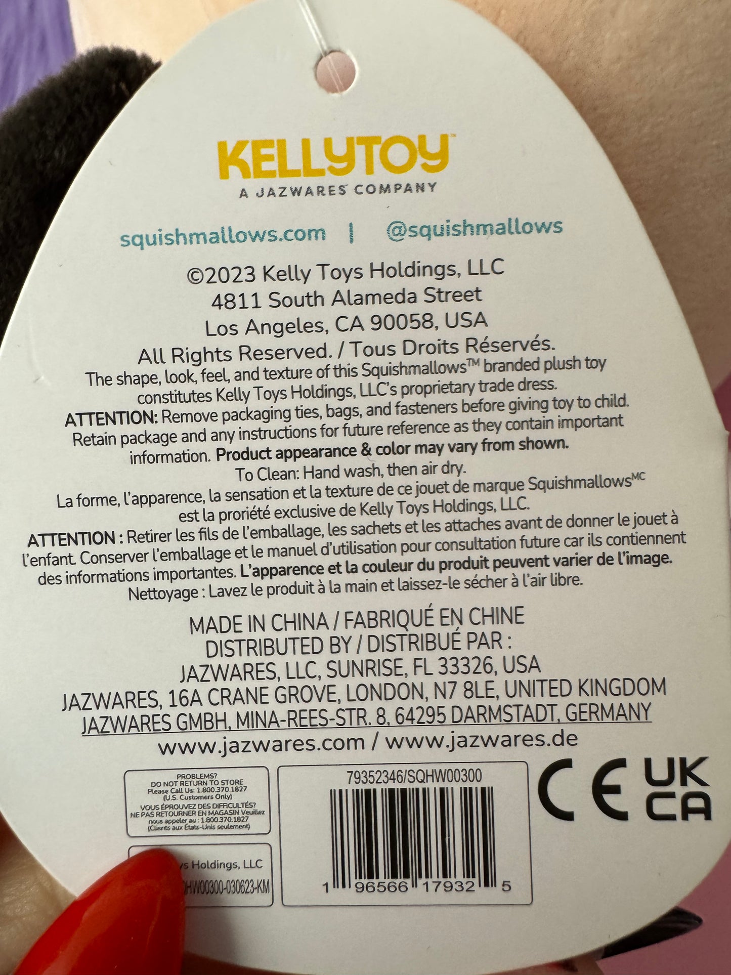 Squishmallow Malcolm The Mushroom Shroom Dressed As Bat 8" Halloween NWT