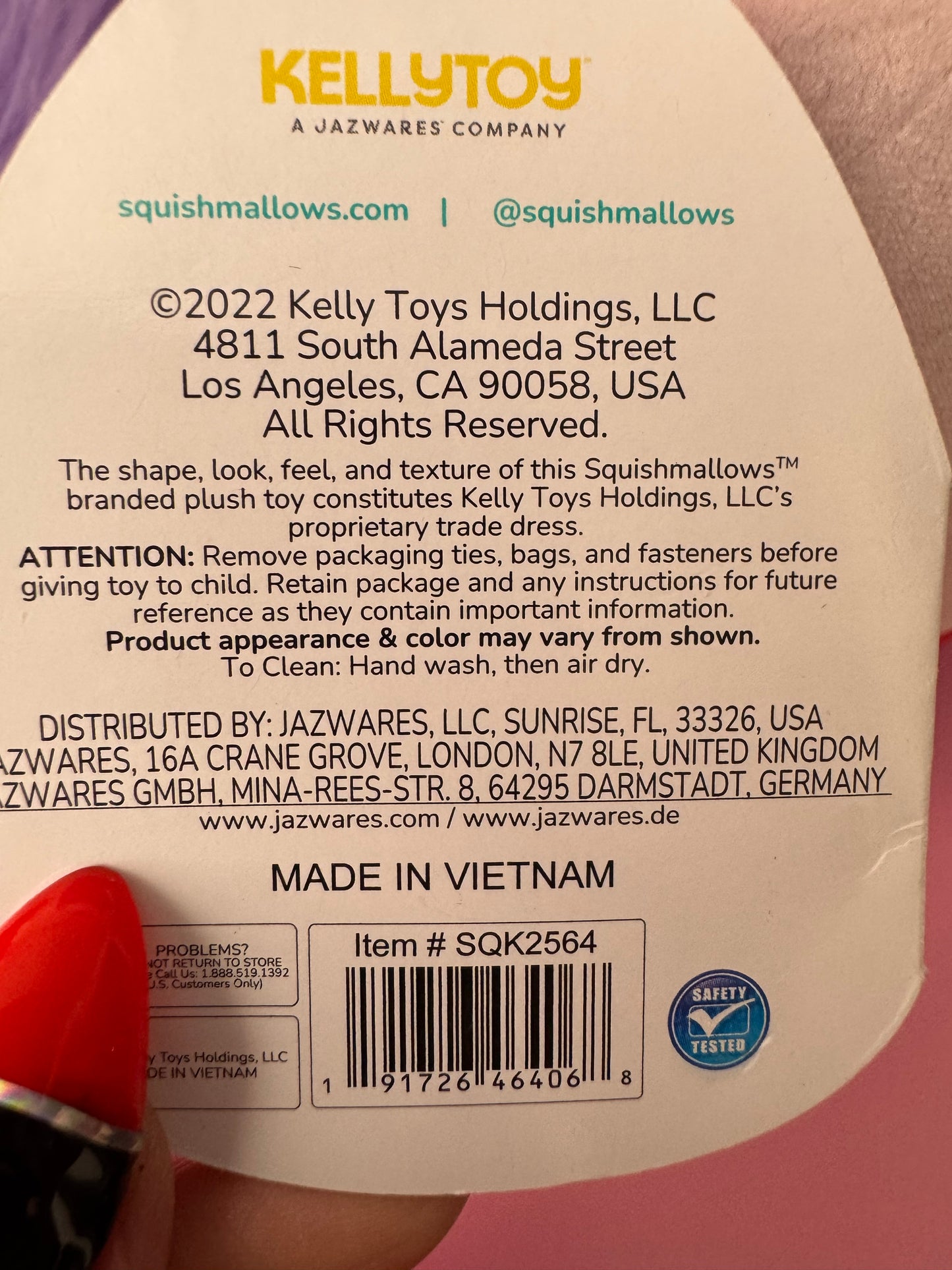 KellyToys Jazwares Squishmallow Plush Raisy the Ramen Bowl 8" New With Tags NWT