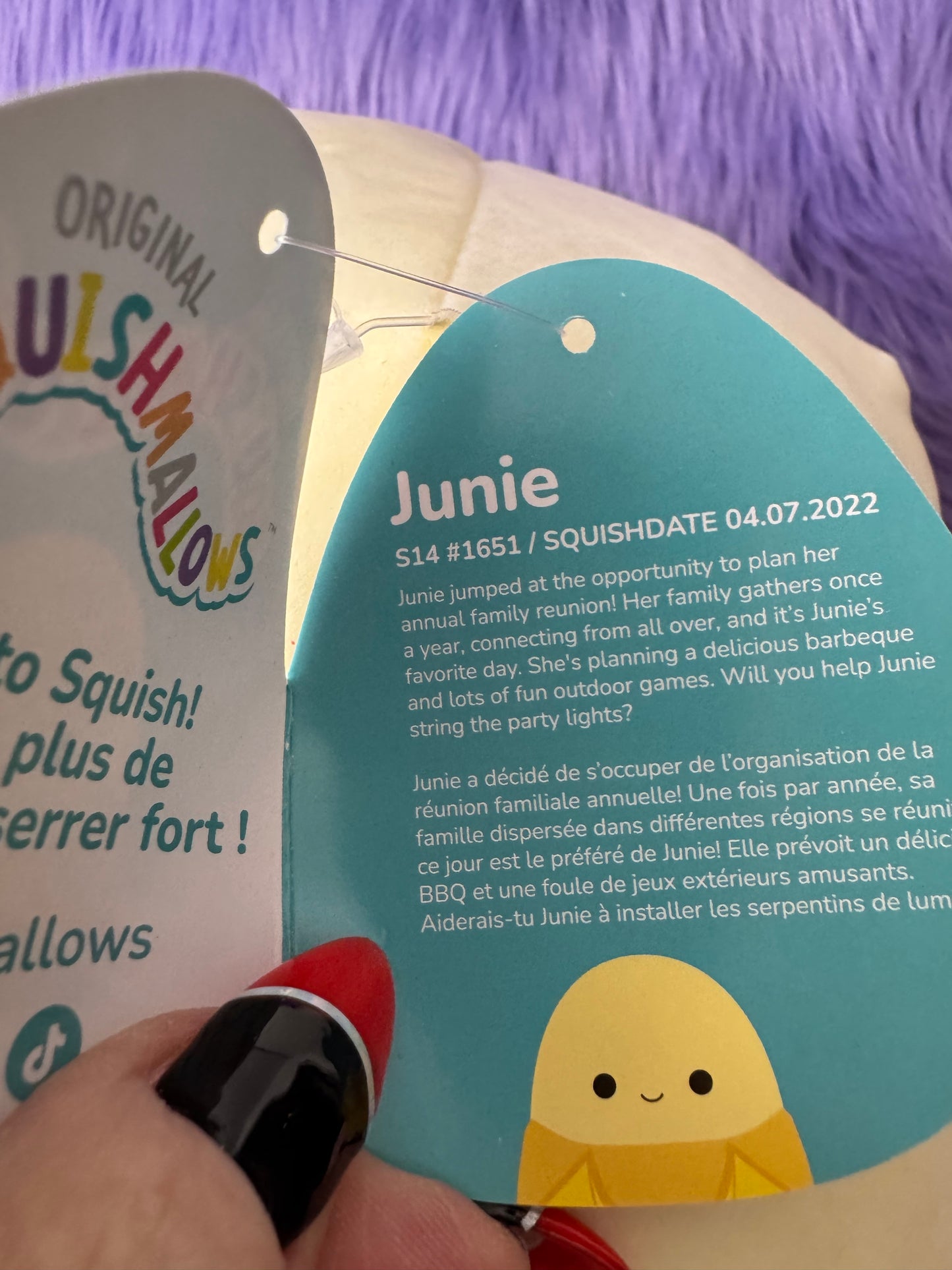 Squishmallows 14'' Junie the Yellow Banana Ultra Soft Stuffed Plush NWT