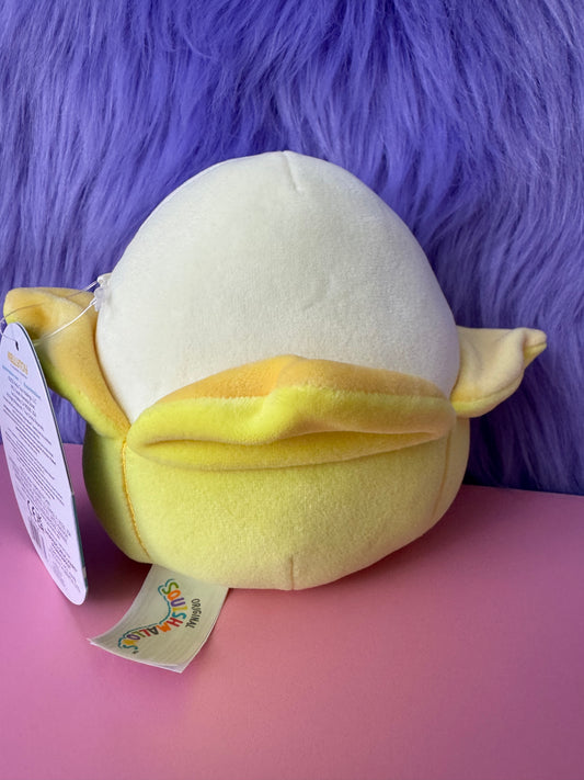 Original Squishmallows Junie The Peeled Banana 5" Soft Plush Toy Yellow New NWT