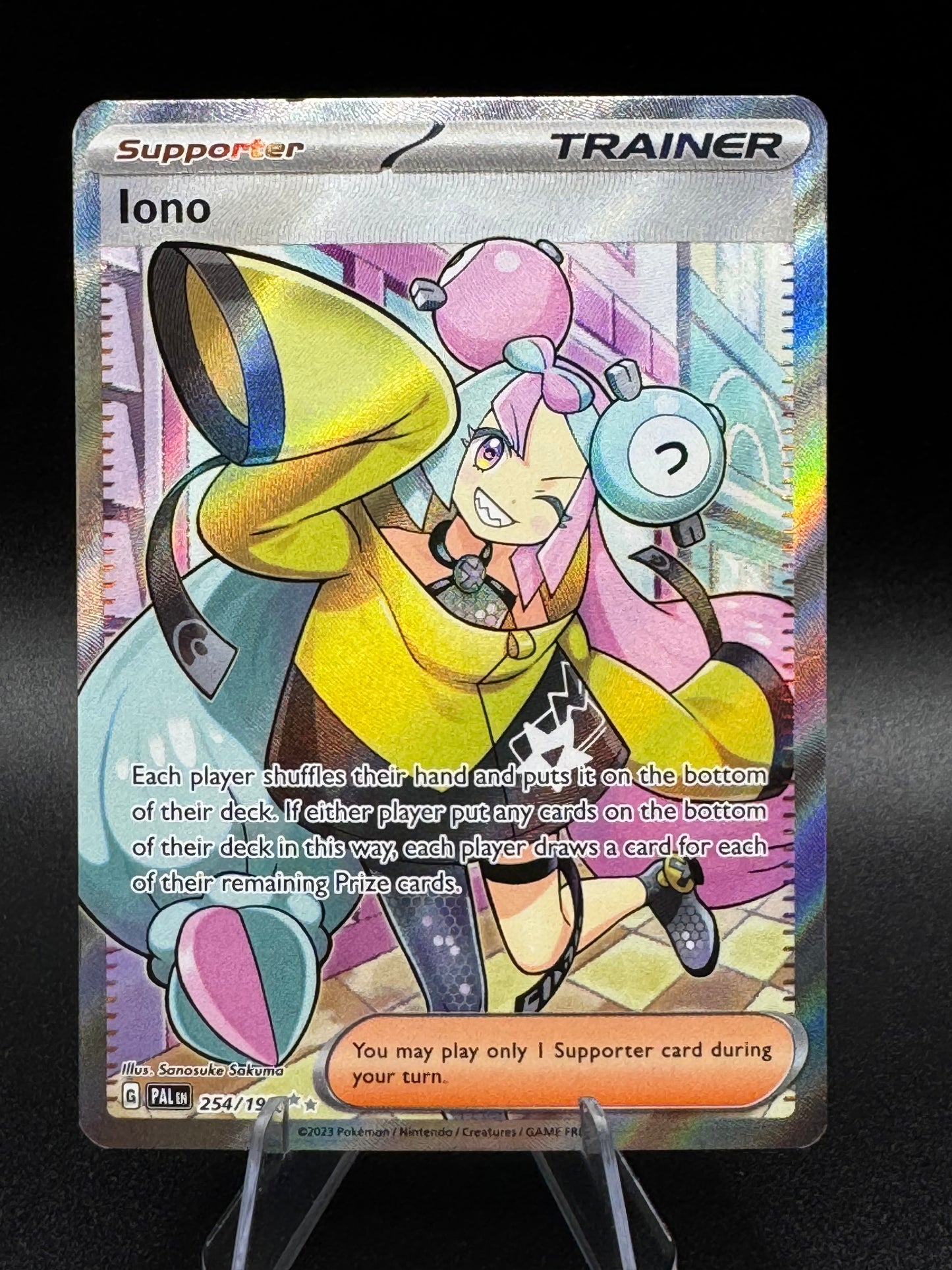 Pokémon TCG Iono Scarlet & Violet - Paldea Evolved 254/193 Holo Ultra Rare NM/M - Single