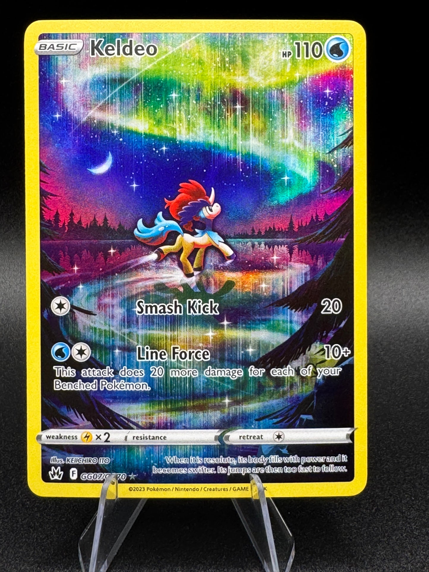Keldeo GG07/GG70 Pokemon TCG Crown Zenith: Galarian Gallery Holo NM/M