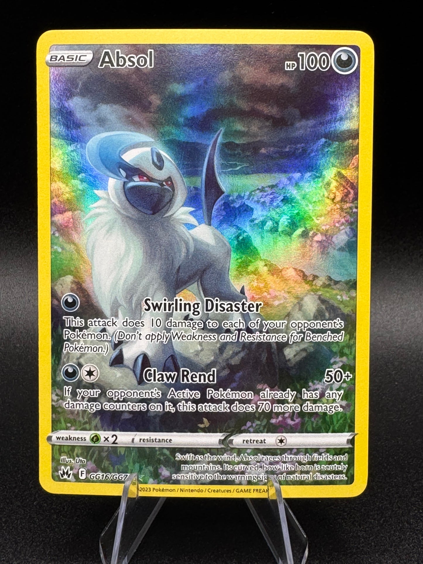 Absol GG16/GG70 Crown Zenith Galarian Gallery Holo Pokemon TCG Card NM/M