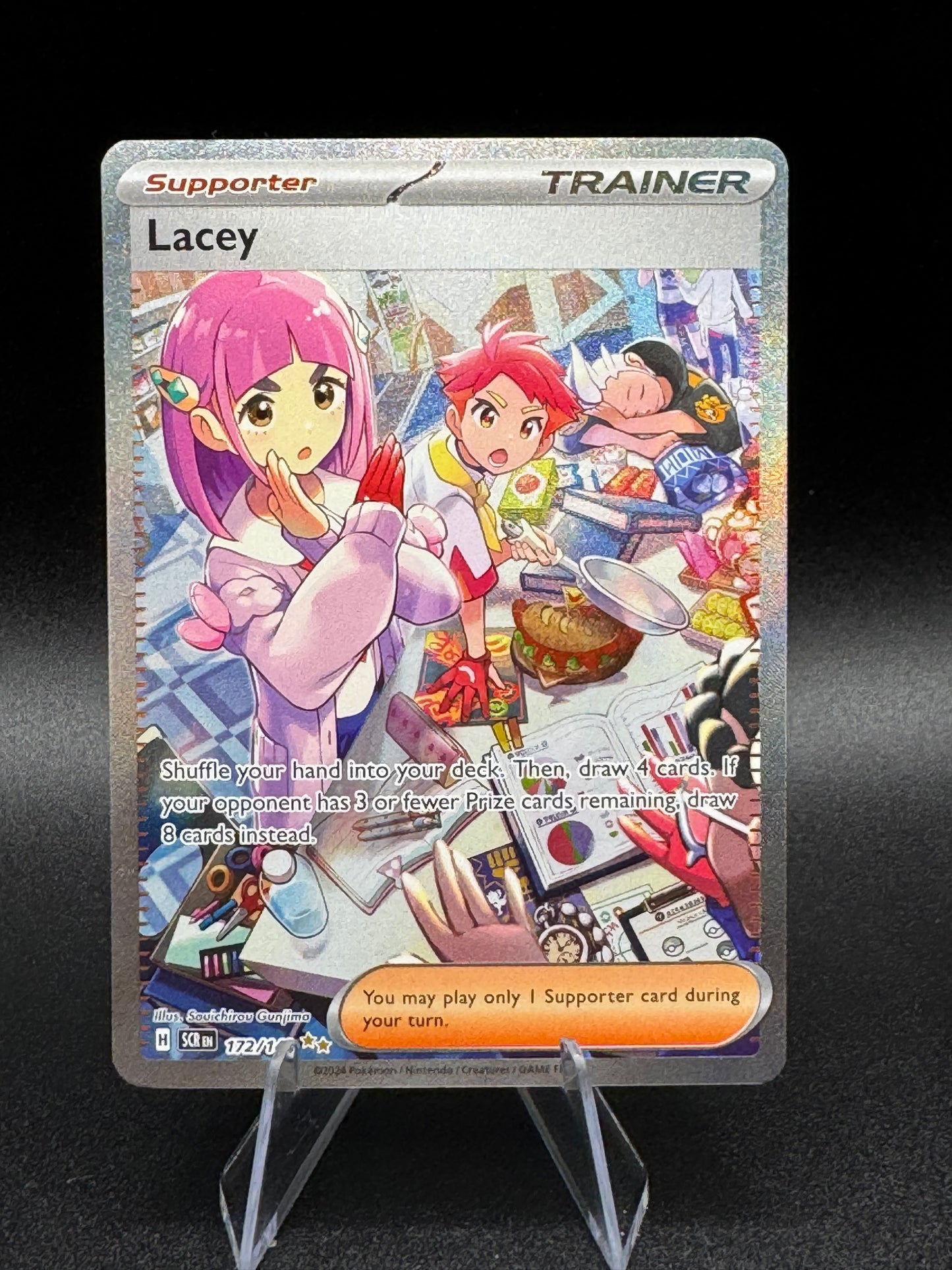 Lacey 172/142 Stellar Crown Special Illustration Rare Pokemon TCG NM - Single