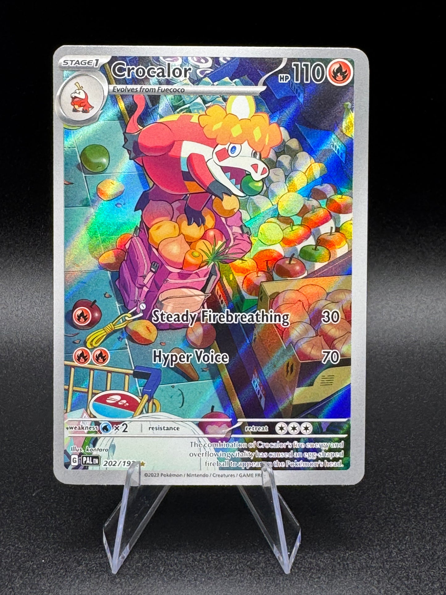 Crocalor 202/193 Paldea Evolved Illustration Rare NM/M - Single