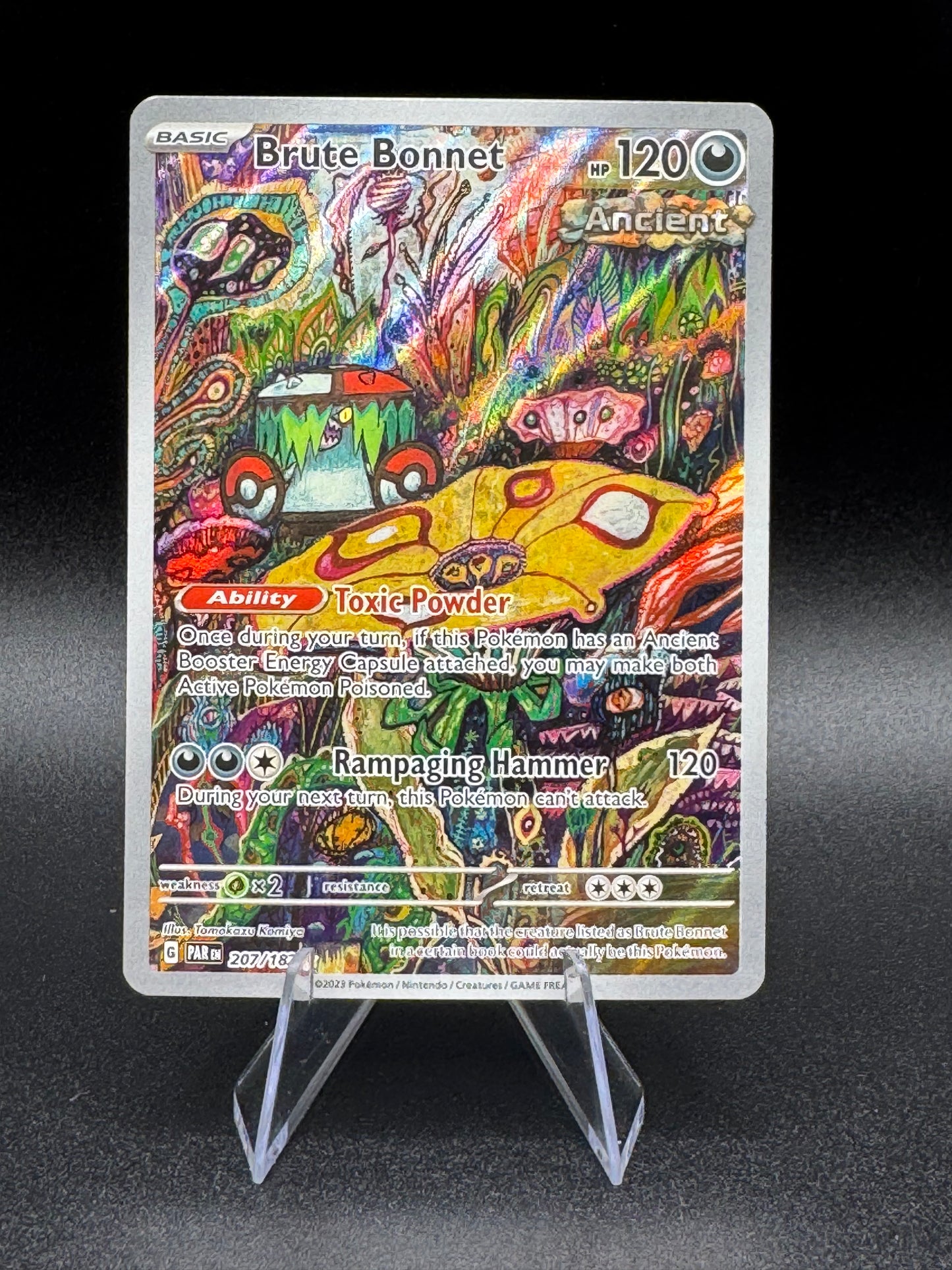 Brute Bonnet 207/182 Paradox Rift Illustration Rare NM - Single