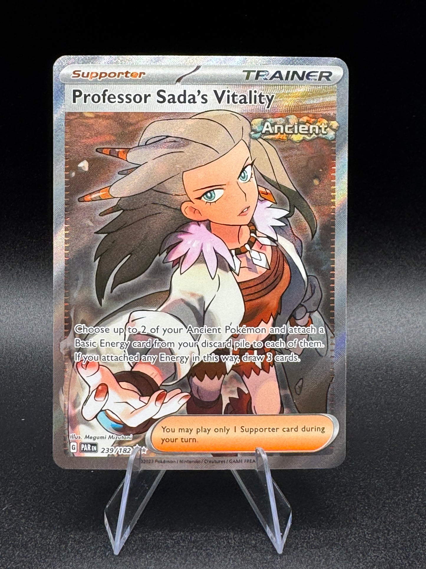Pokémon TCG Professor Sadas Vitality Paradox Rift 239/182 Holo Ultra Rare NM/M - Single