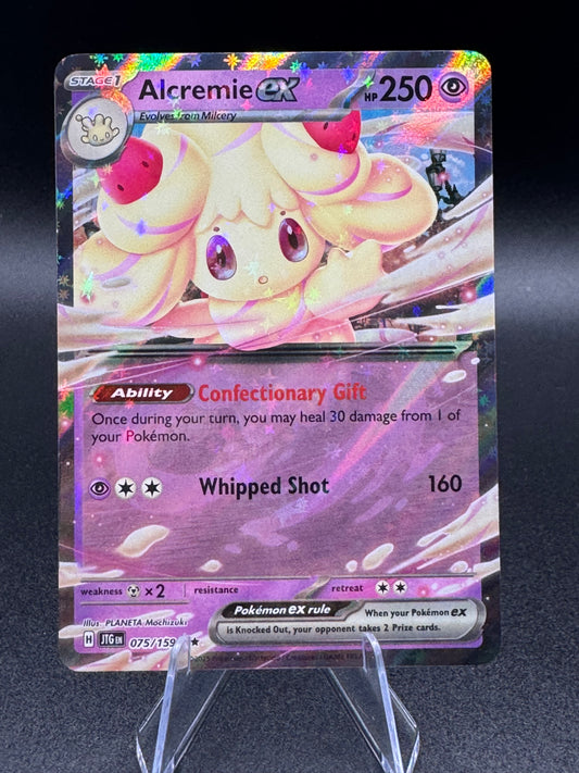 Alcremie ex 075/159 Double Rare Journey Together Pokemon Pack Fresh Near Mint NM