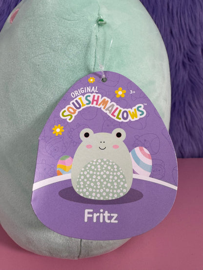 SQUISHMALLOWS Fritz the Frog 8” NWT