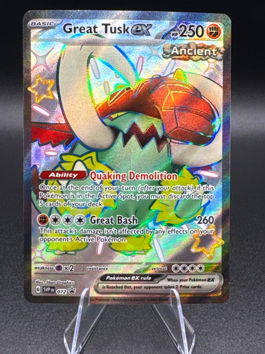 Pokemon TCG Great Tusk ex SVP 072 S&V: Black Star Promo NM