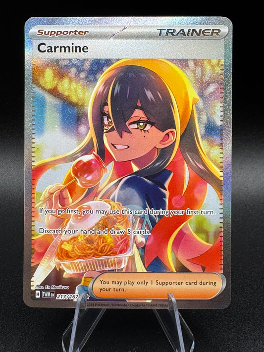Pokémon TCG Carmine Twilight Masquerade 217/167 Holo Special Illustration Rare