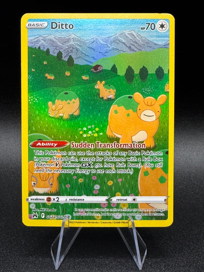 Pokemon - Ditto - GG22/GG70 Crown Zenith Galarian Gallery - NM