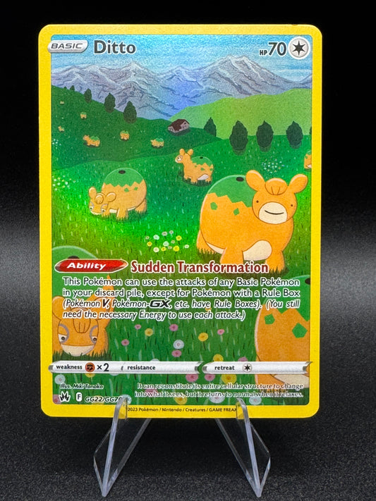 Pokemon - Ditto - GG22/GG70 Crown Zenith Galarian Gallery - NM