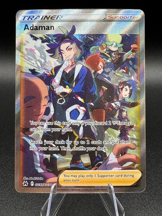 Adaman - GG57/GG70 - Pokemon Crown Zenith Galarian Gallery Full Art Card NM