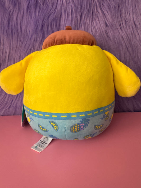 Squishmallow Sanrio Hello Kitty Pompompurin 8" Beach Squad Pineapple Lemon NWT