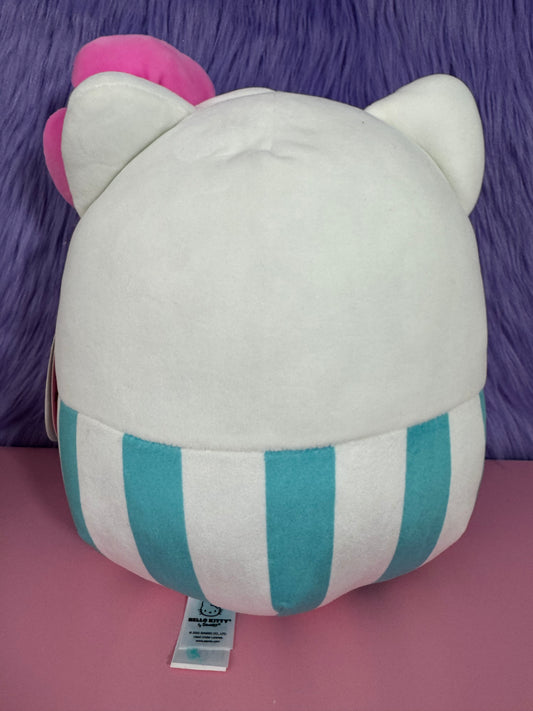 Squishmallow Hello Kitty Soft Plush Toy  Holding Cheese Burger Sanrio 10” NWT