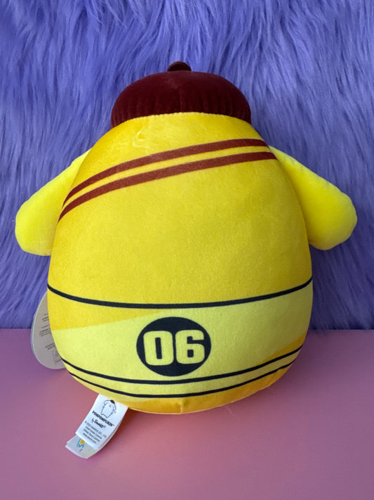 Squishmallow Kellytoy Hello Kitty Sanrio:Tokyo Racer Pompompurin 8" Inch NWT NEW