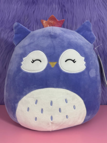SQUISHMALLOWS Fania the Purple Owl 12” NWT