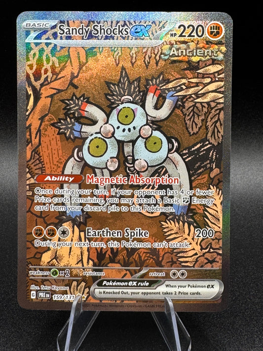 Sandy Shocks ex 159/131 SIR Pokemon TCG Prismatic Evolutions (Pack Fresh) NM+/M