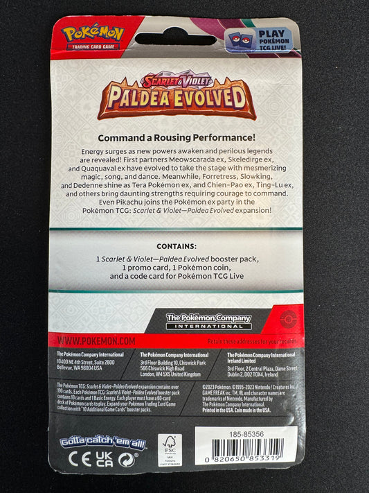 Paldea Evolved Single Pack Blister [Smoliv] - SV02: Paldea Evolved (PAL)