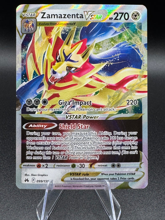 Pokémon TCG Zamazenta VSTAR Crown Zenith 099/159 Holo Ultra Rare NM/M