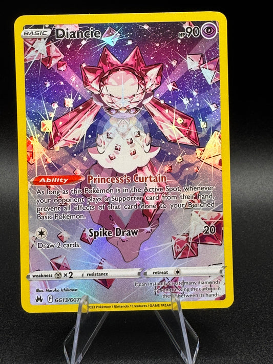 Diancie GG13/GG70 Crown Zenith Galarian Gallery Ultra Rare Pokemon Card NM/M