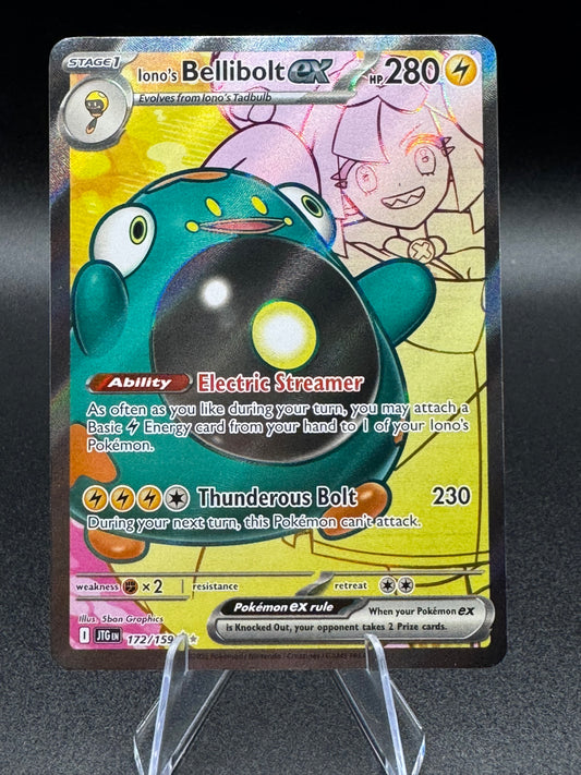 Ionos Bellibolt ex 172/159 Pokemon SV09 Journey Together Ultra Rare Full Art NM