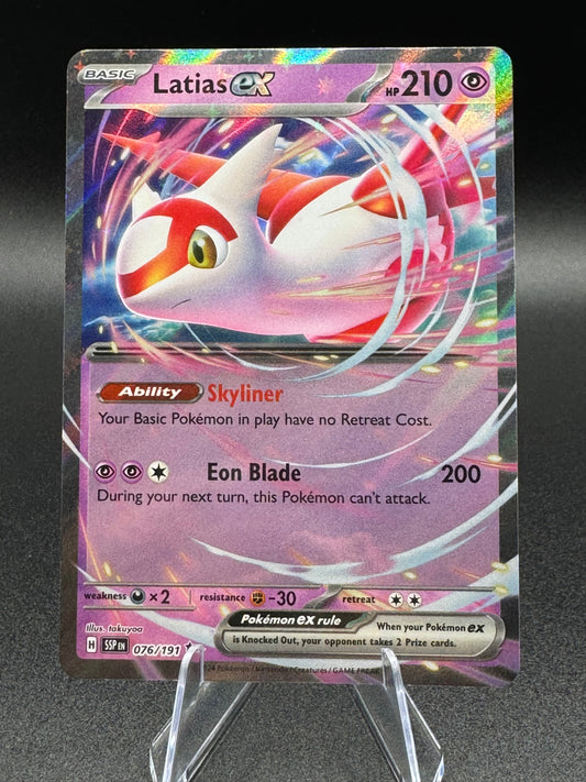 Latias ex 076/191 - Surging Sparks Double Rare - English NM Pokémon TCG
