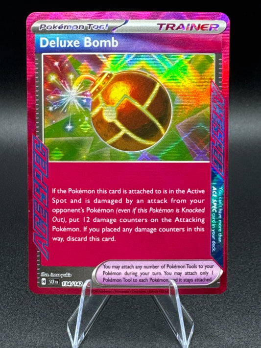 Deluxe Bomb 134/142 ACE SPEC Pokemon TCG S&V Stellar Crown NM/Mint