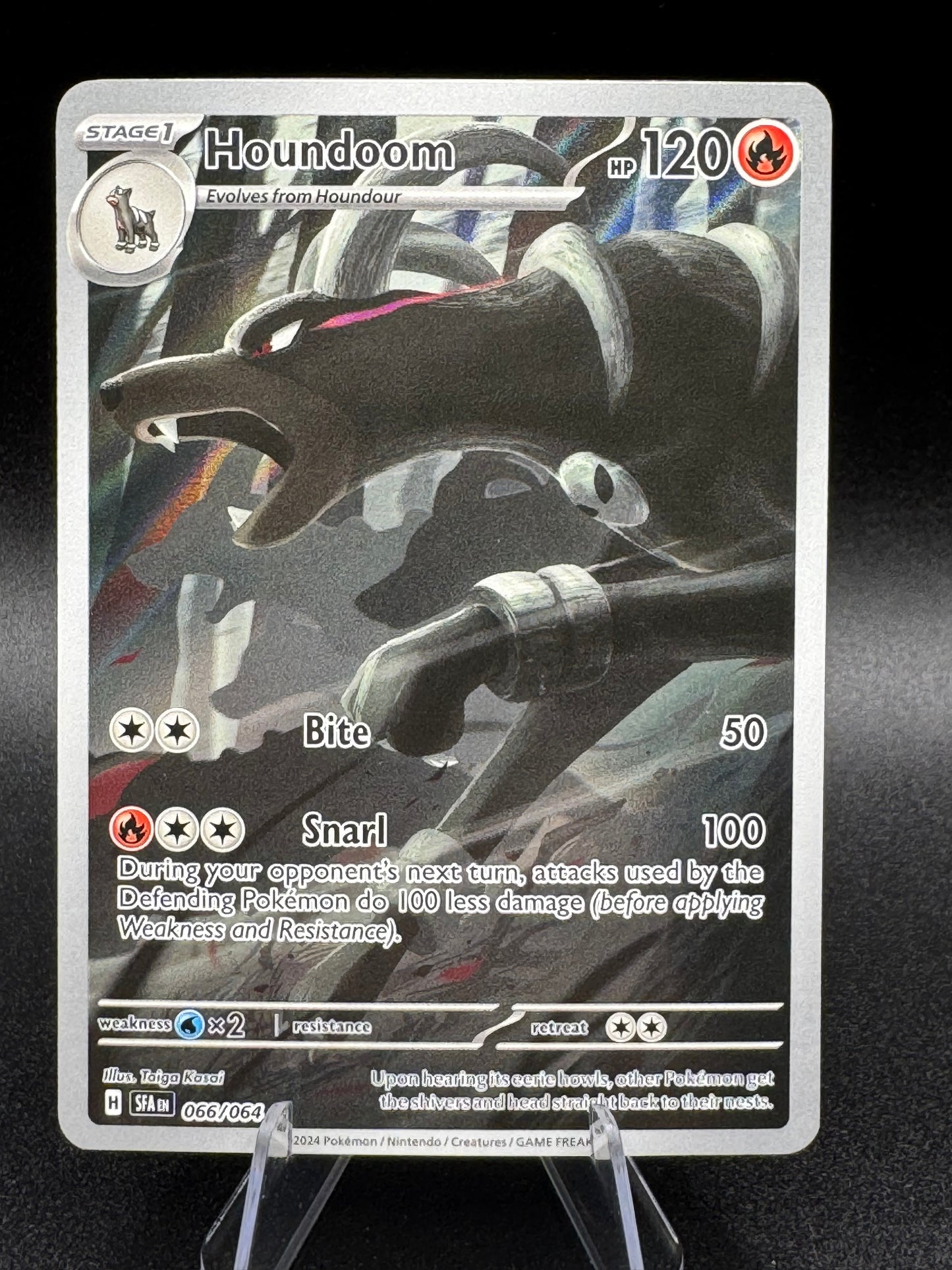 Pokemon TCG Houndoom 066/064 Sv: Shrouded Fable Holo Illustration Rare NM/M - Single