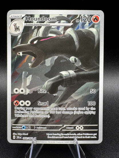 Pokemon TCG Houndoom 066/064 Sv: Shrouded Fable Holo Illustration Rare NM/M - Single