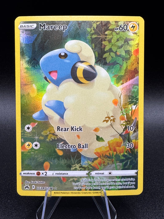 Pokémon TCG Mareep Crown Zenith: Galarian Gallery GG34/GG70 Holo Rare NM/M