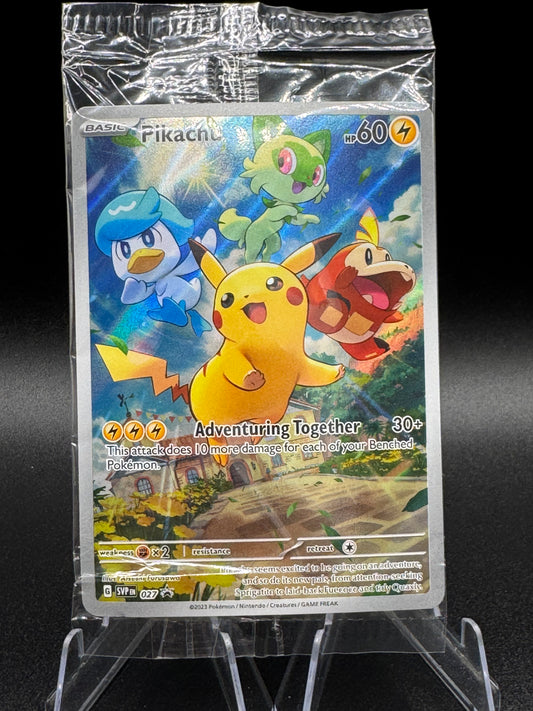 Pokémon TCG Pikachu Scarlet & Violet Paldea Evolved SVP027 Black Star Promo