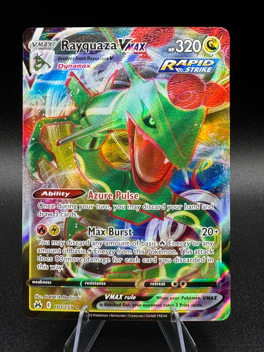Rayquaza VMAX 101/159 Crown Zenith Ultra Rare Holo Pokemon Card NM - Single