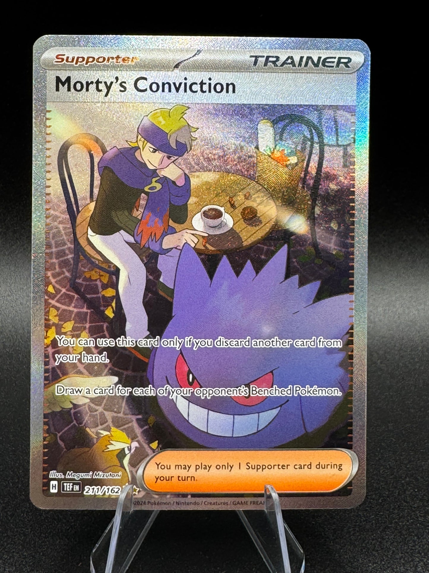 Morty's Conviction 211/162 SV05: Temporal Forces Holo Special Illustration Rare